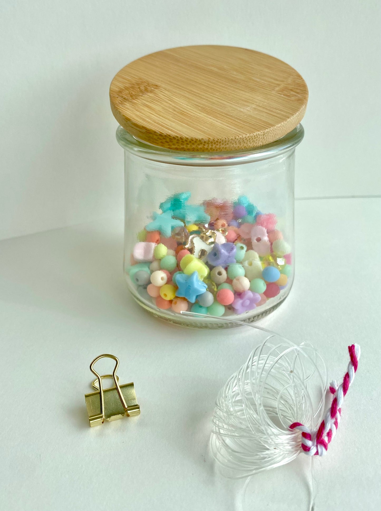 “Be Happy” DIY Bracelet Kit (approximately 8 child sized bracelets)