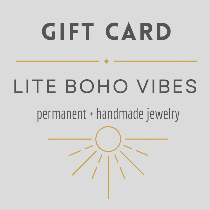 Gift Card | Permanent Jewelry + Handmade Jewelry