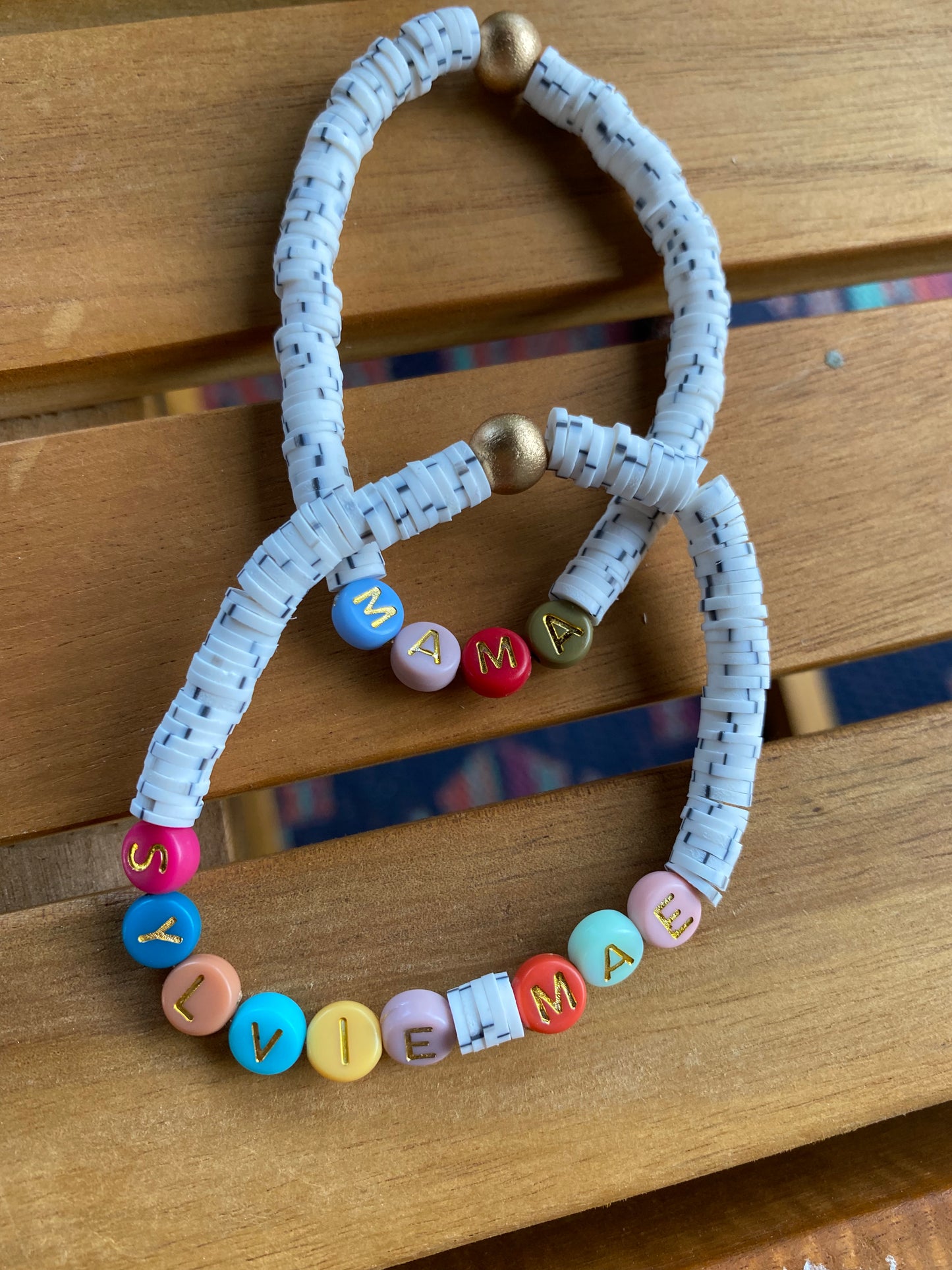 Colorful Word/Name Bracelets
