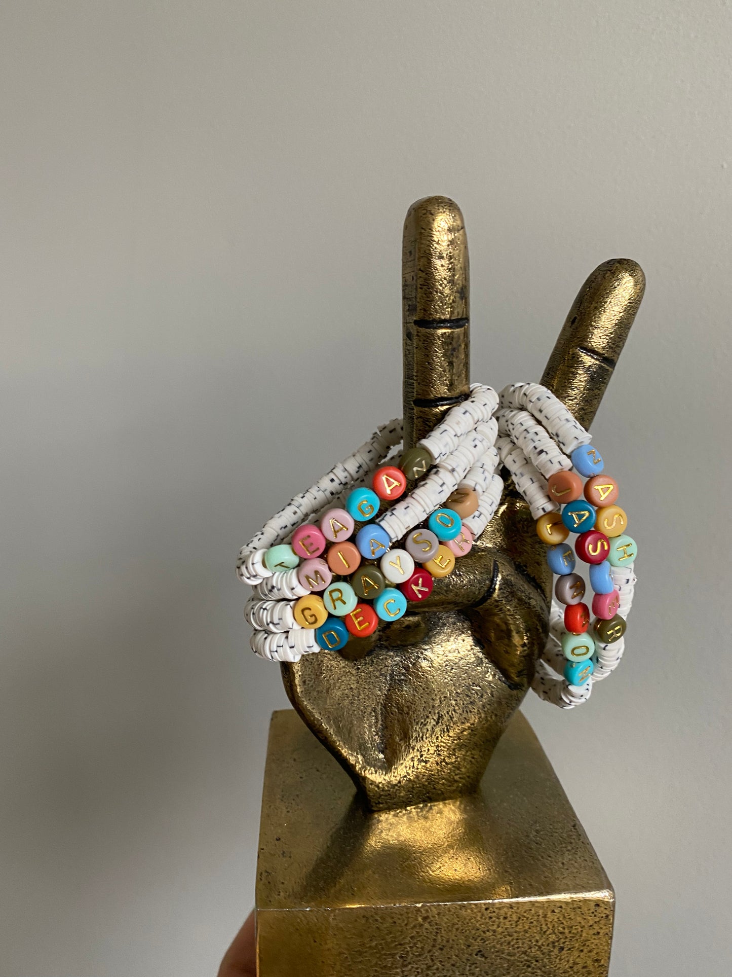 Colorful Word/Name Bracelets