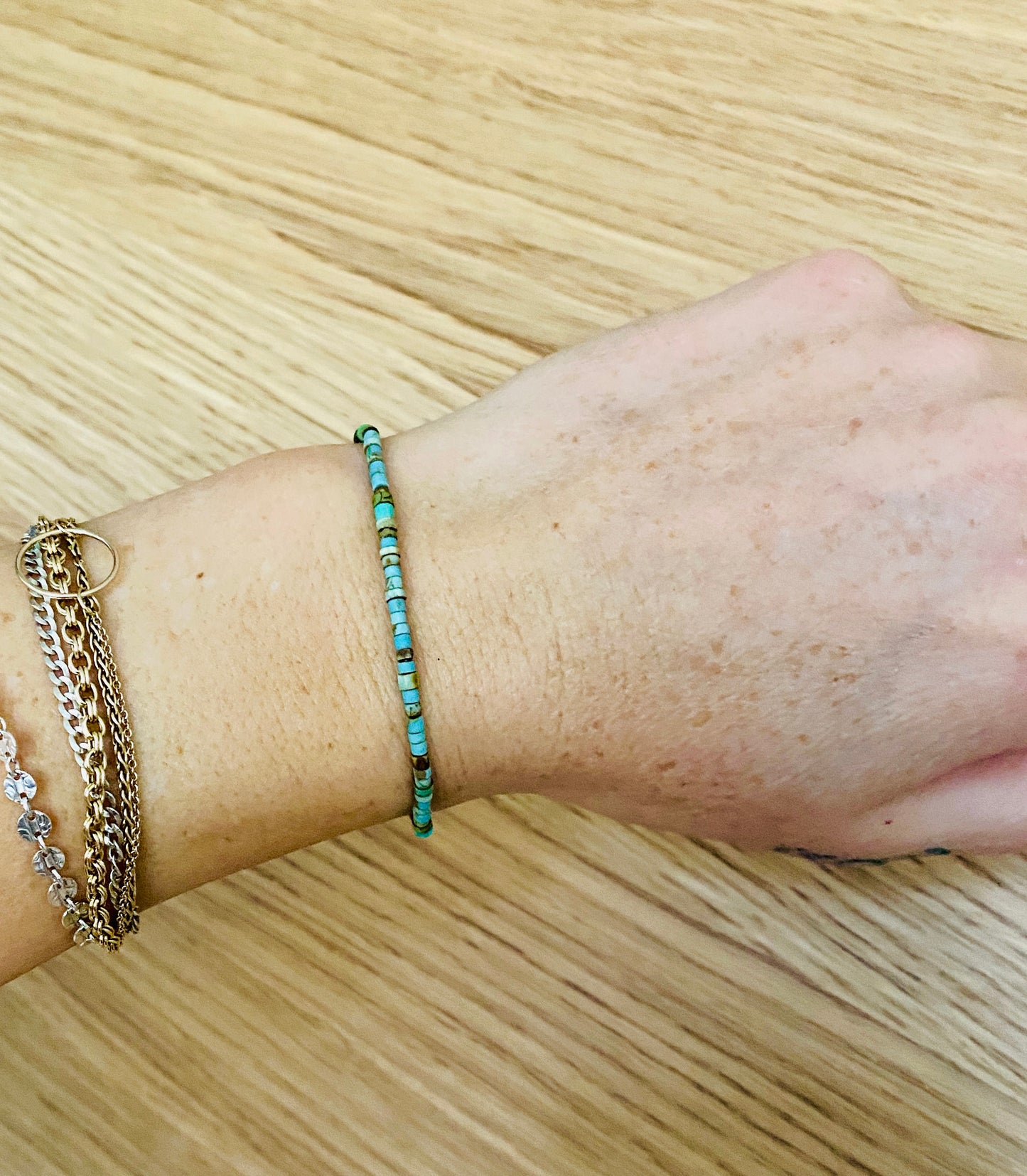 Tiny Turquoise Bracelet