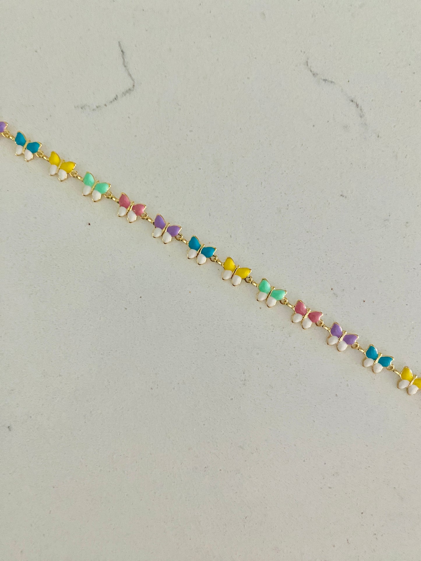 Kids Enamel Bracelet - Butterfly
