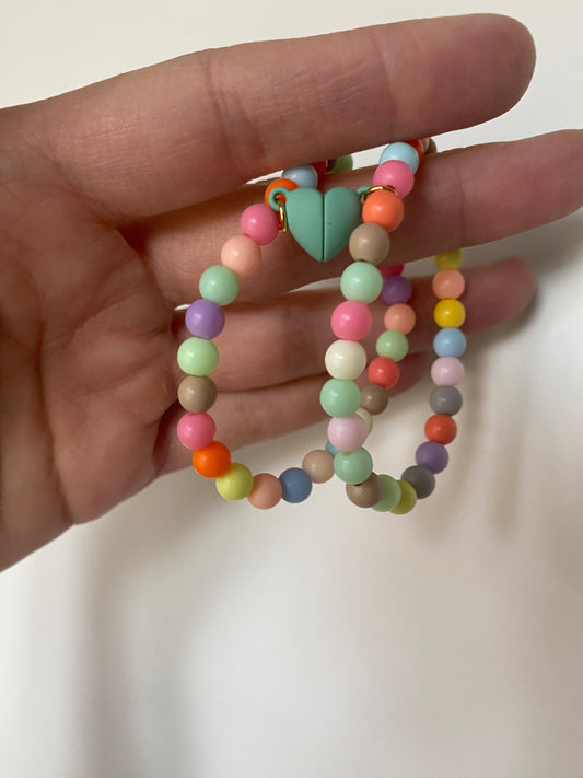 Magnetic BFF Heart Bracelets
