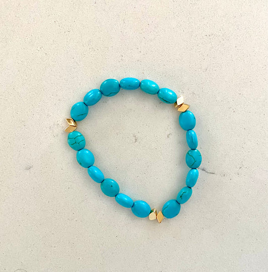 Diamond Turquoise Bracelet